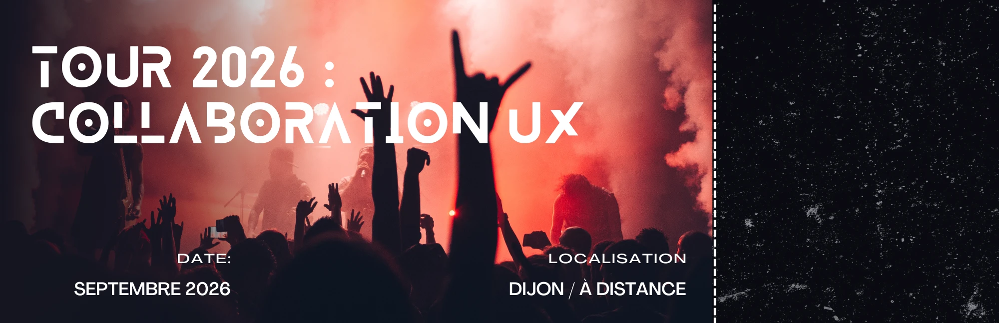 Tour 2026 : Collaboration UX - Septembre 2026, Dijon / À distance